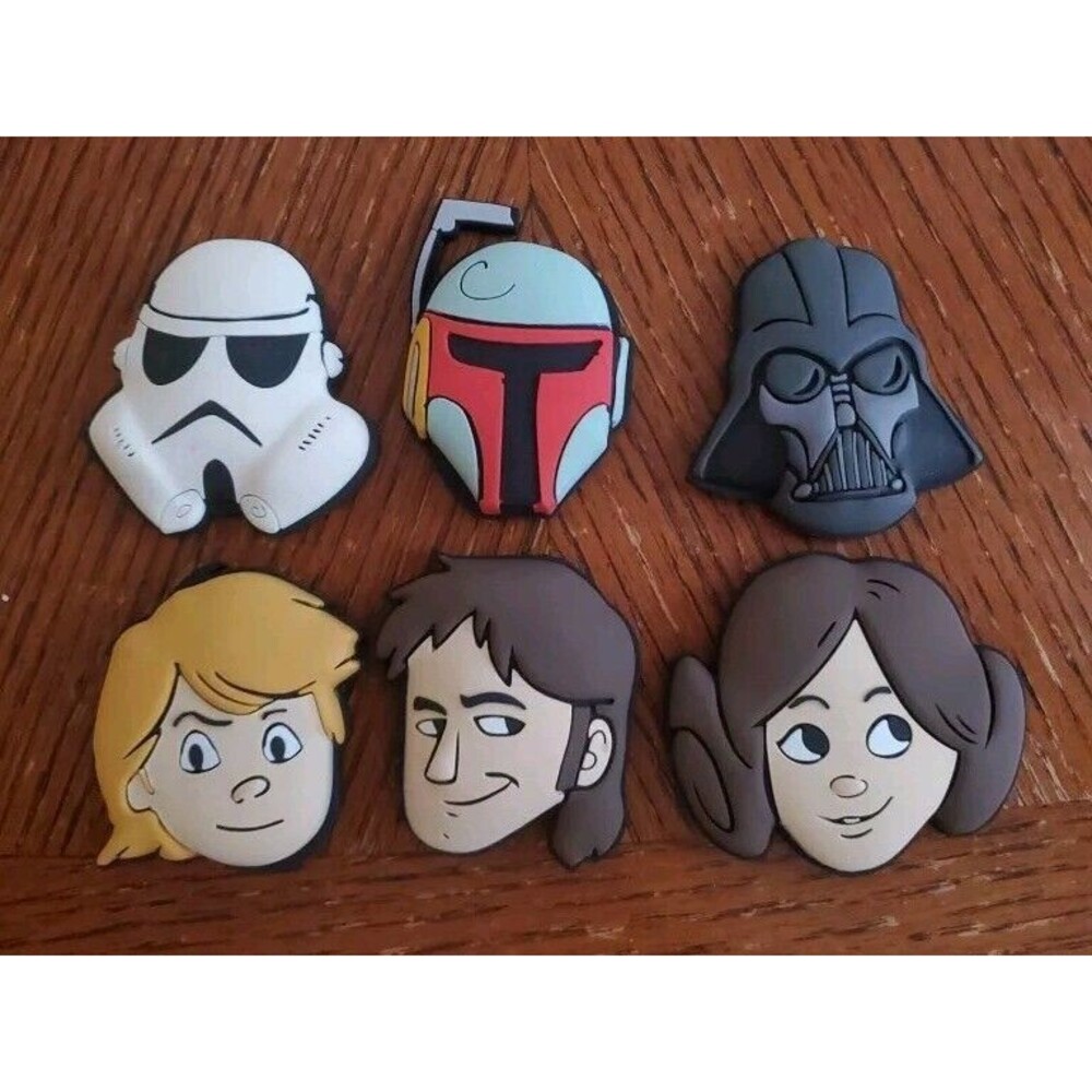 Disney Parks Star Wars Magnet Set Luke Leia Han Vader Stormtrooper Boba Fett